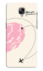 Miss Orbit Oneplus 3/3T Hard Case Back Cover by Casekaro