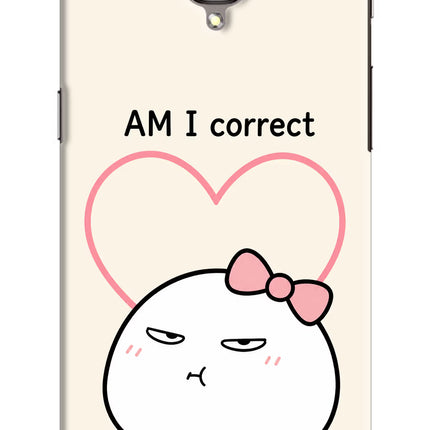 Always Right Oneplus 3/3T Hard Case Back Cover by Casekaro