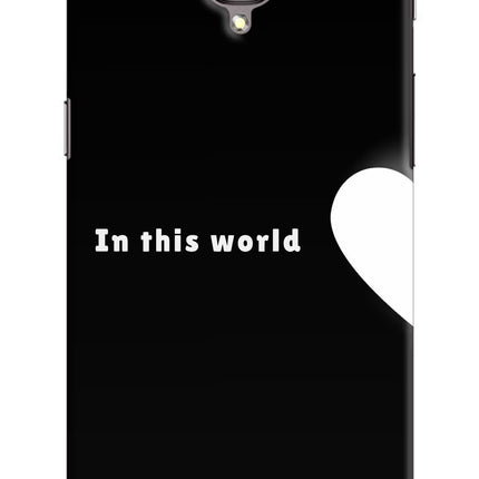 This World Oneplus 3/3T Hard Case Back Cover by Casekaro
