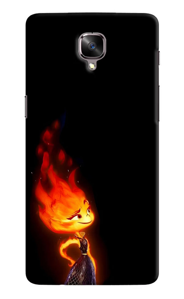 Ember Flame Oneplus 3/3T Hard Case Back Cover by Casekaro