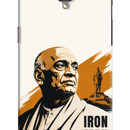 Sardar Patel Iron Will Oneplus 3/3T Hard Case Back Cover by Casekaro