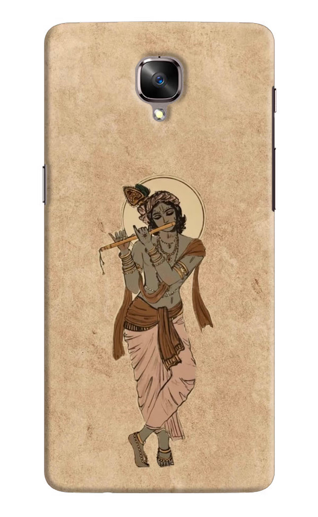 Krishna Oneplus 3/3T Hard Case Back Cover by Casekaro