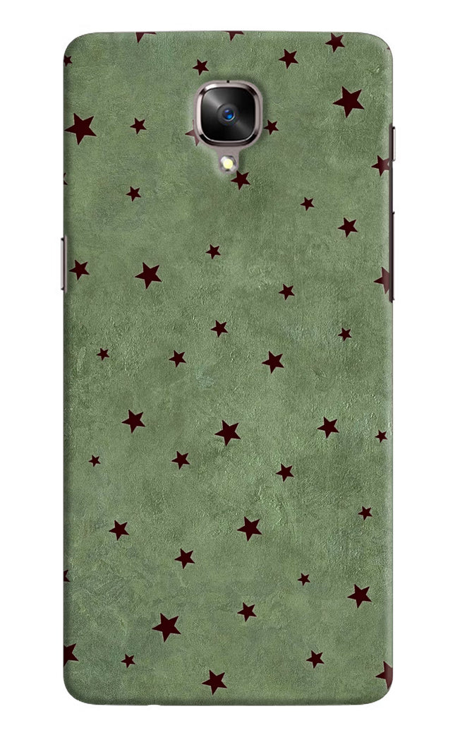 Green Stars Oneplus 3/3T Hard Case Back Cover by Casekaro