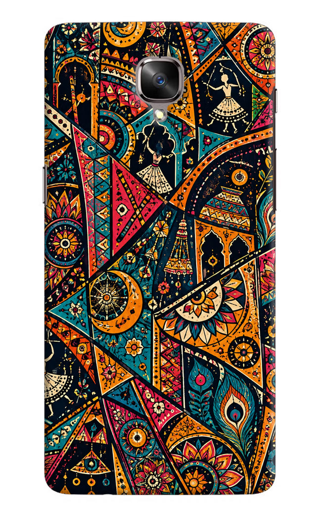 Folk Print Oneplus 3/3T Hard Case Back Cover by Casekaro