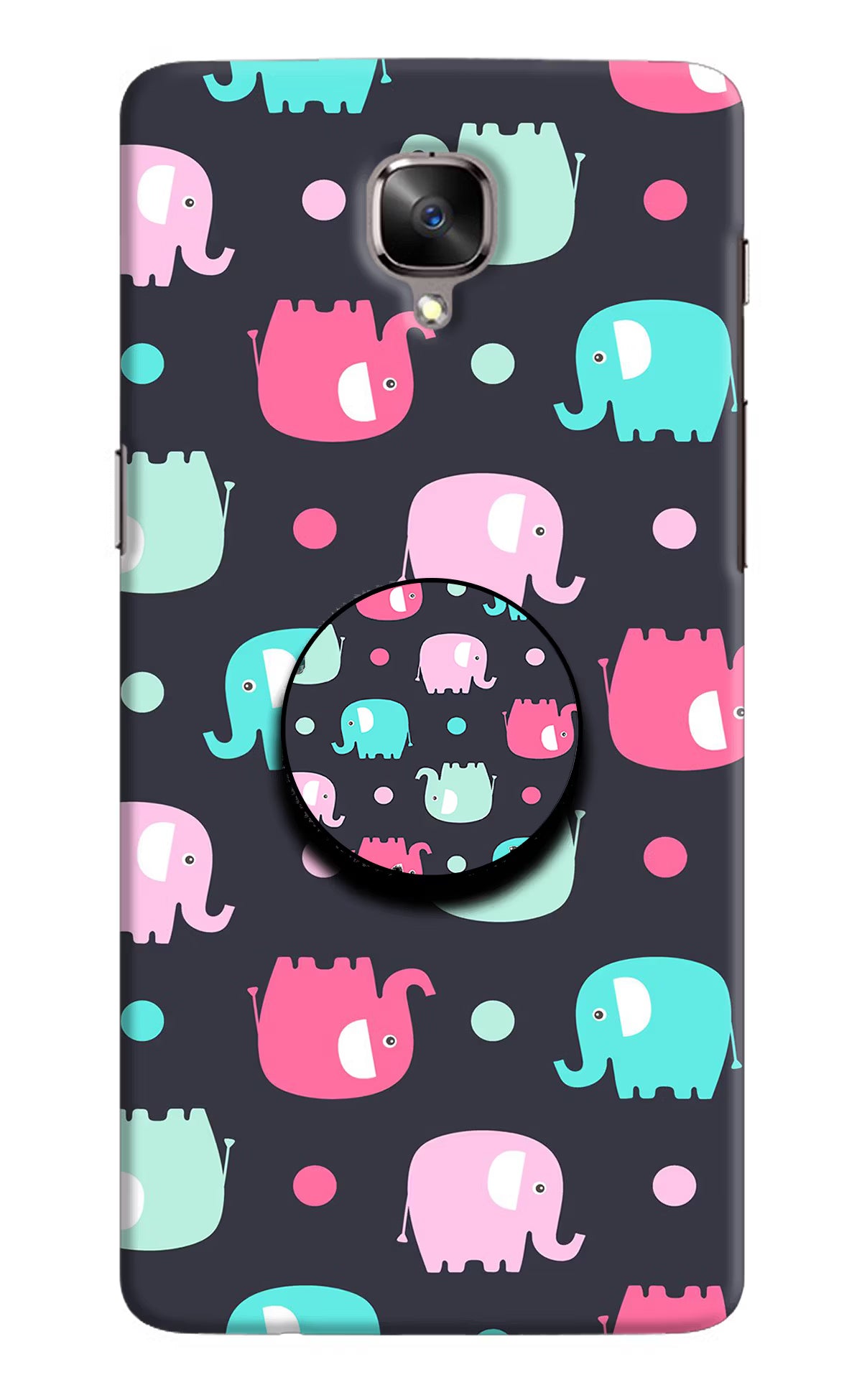 Baby Elephants Oneplus 3/3T Pop Case by Casekaro