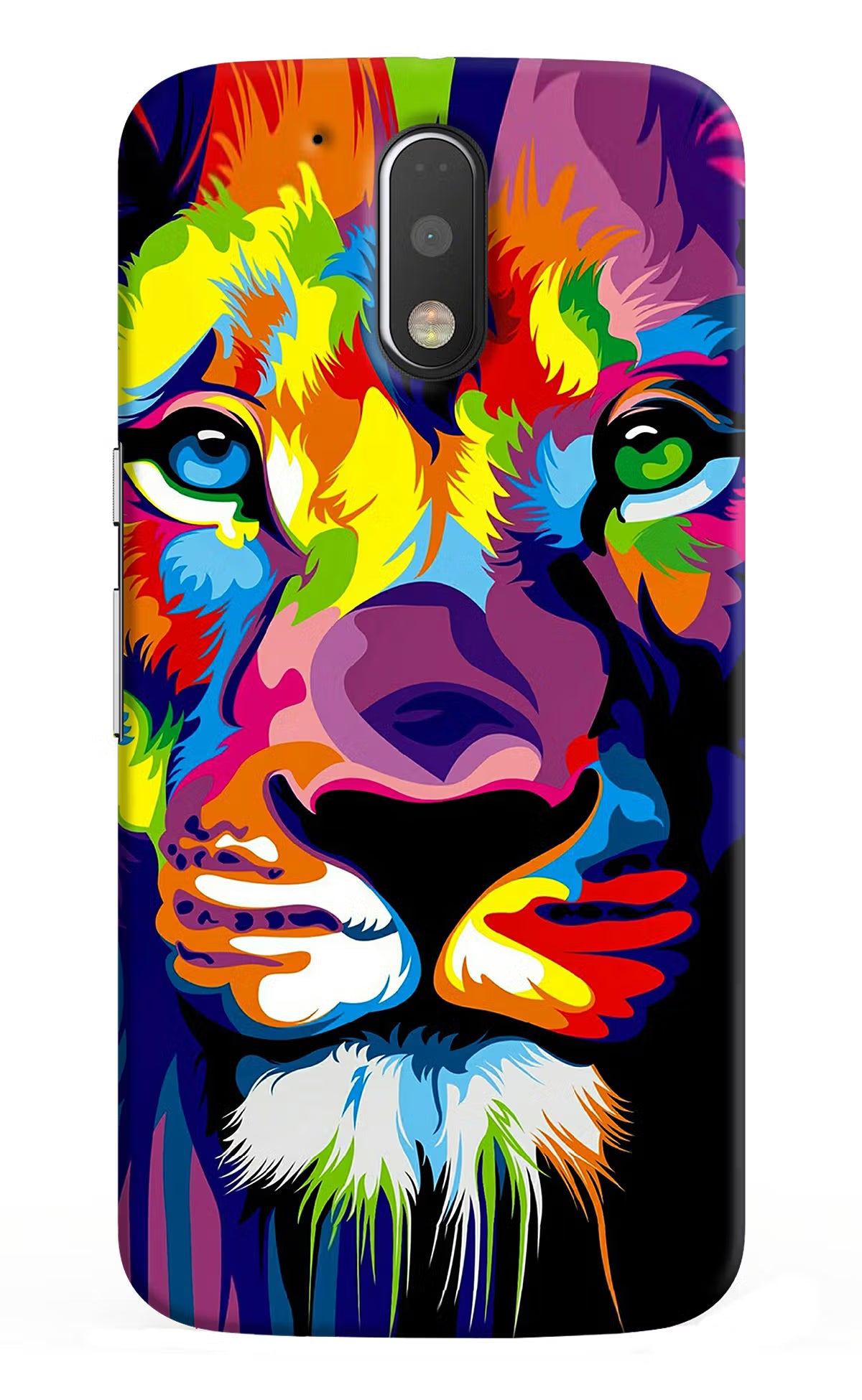 Lion Moto G4/G4 plus Hard Case Back Cover by Casekaro