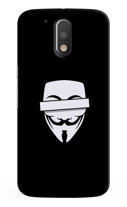 Anonymous Face Moto G4/G4 plus Hard Case Back Cover by Casekaro