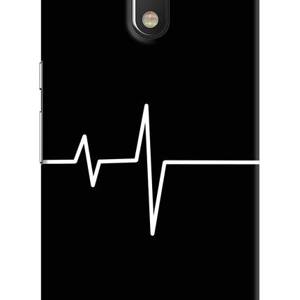 Heart Beats Moto G4/G4 plus Hard Case Back Cover by Casekaro