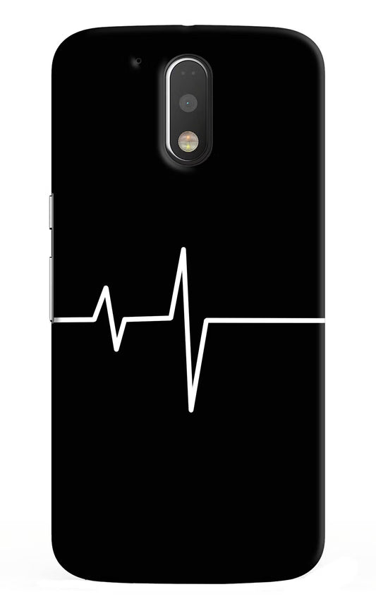 Heart Beats Moto G4/G4 plus Hard Case Back Cover by Casekaro