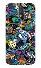 Space Abstract Moto G4/G4 plus Hard Case Back Cover by Casekaro