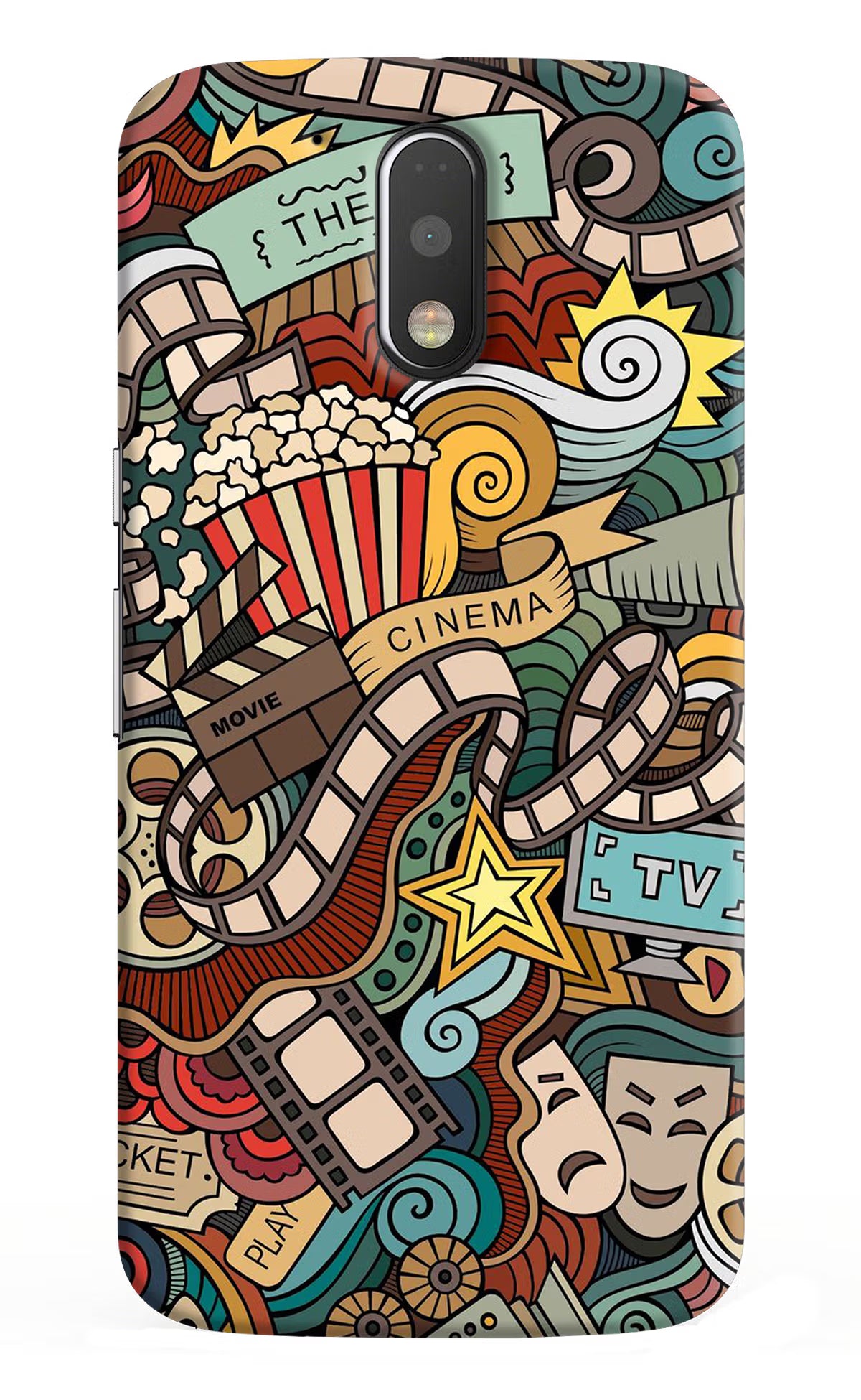 Cinema Abstract Moto G4/G4 plus Hard Case Back Cover by Casekaro