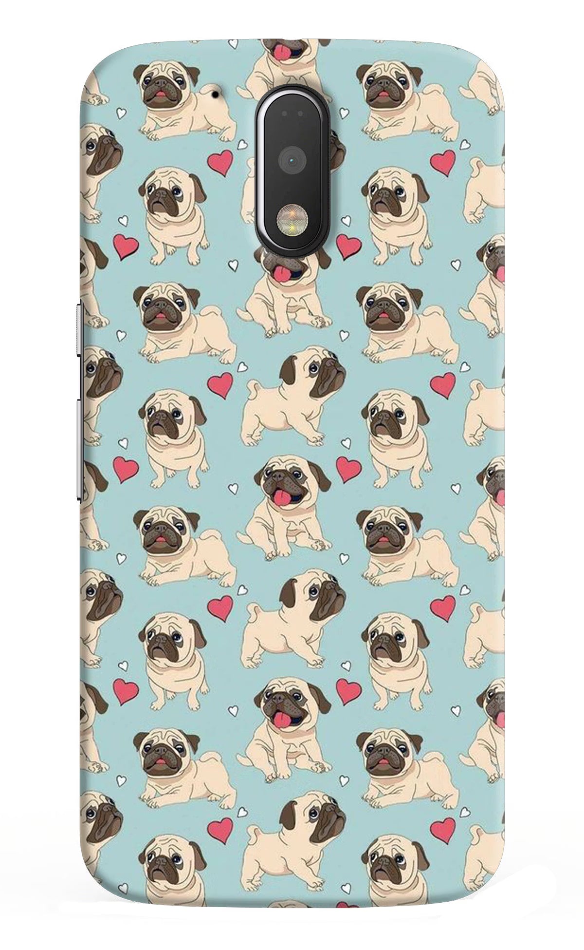 Pug Dog Moto G4/G4 plus Hard Case Back Cover by Casekaro