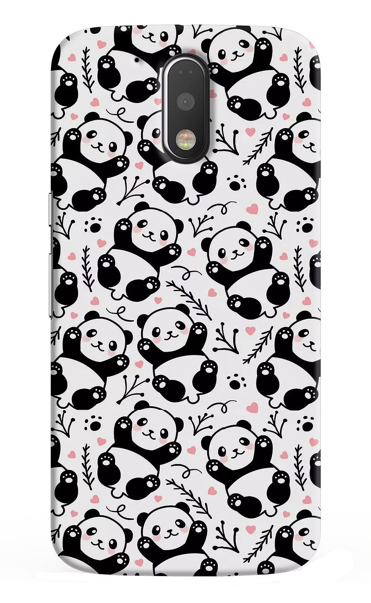 Cute Panda Moto G4/G4 plus Hard Case Back Cover by Casekaro