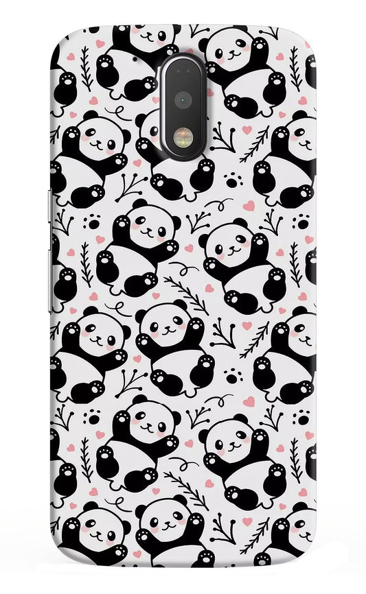 Cute Panda Moto G4/G4 plus Hard Case Back Cover by Casekaro