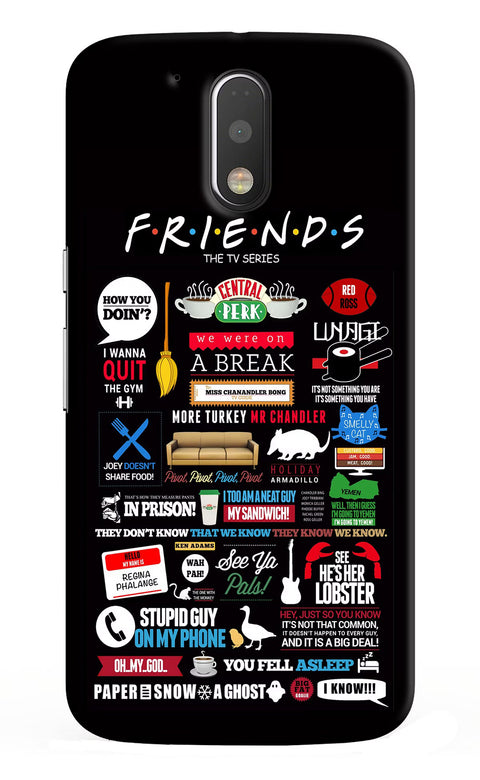 FRIENDS Moto G4/G4 plus Back Cover