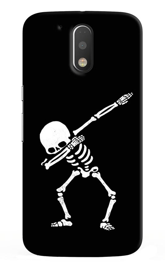 Dabbing Skeleton Art Moto G4/G4 plus Hard Case Back Cover by Casekaro