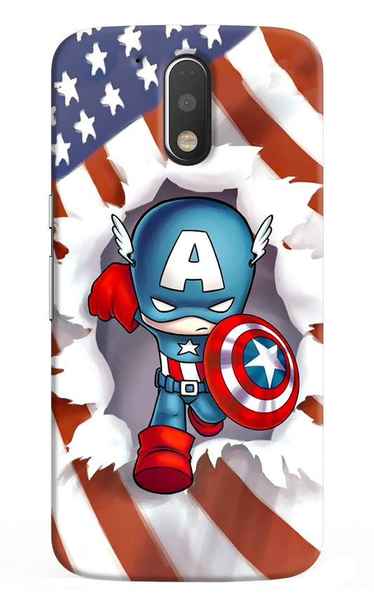 Captain America Moto G4/G4 plus Hard Case Back Cover by Casekaro