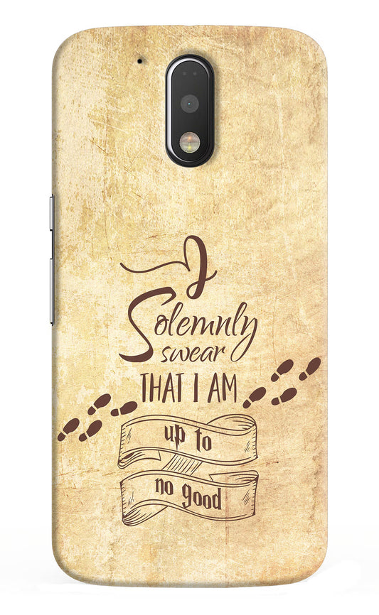 I Solemnly swear that i up to no good Moto G4/G4 plus Hard Case Back Cover by Casekaro