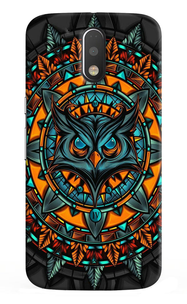 Angry Owl Art Moto G4/G4 plus Hard Case Back Cover by Casekaro