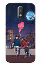 Chilling Couple Moto G4/G4 plus Hard Case Back Cover by Casekaro