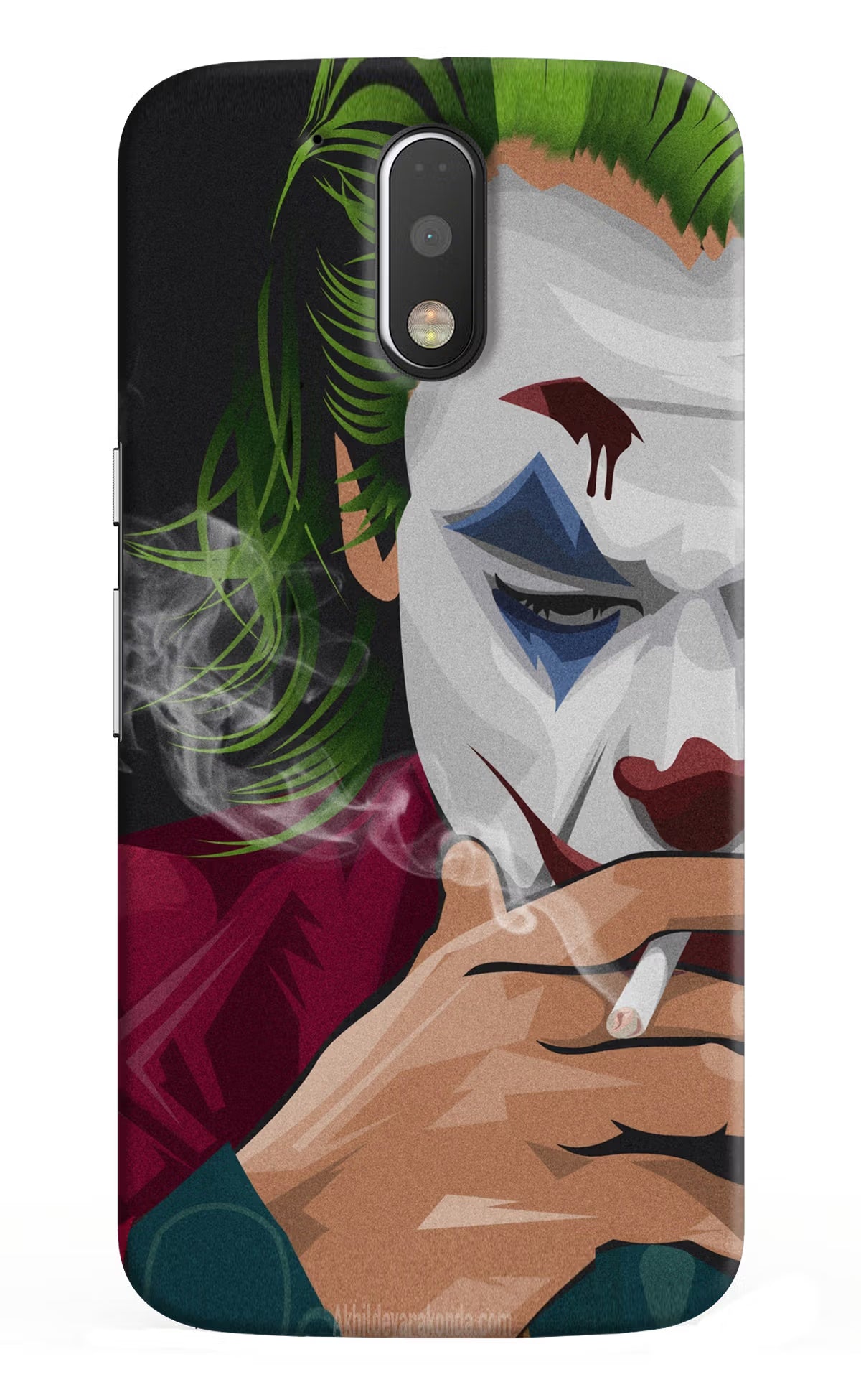 Joker Smoking Moto G4/G4 plus Hard Case Back Cover by Casekaro