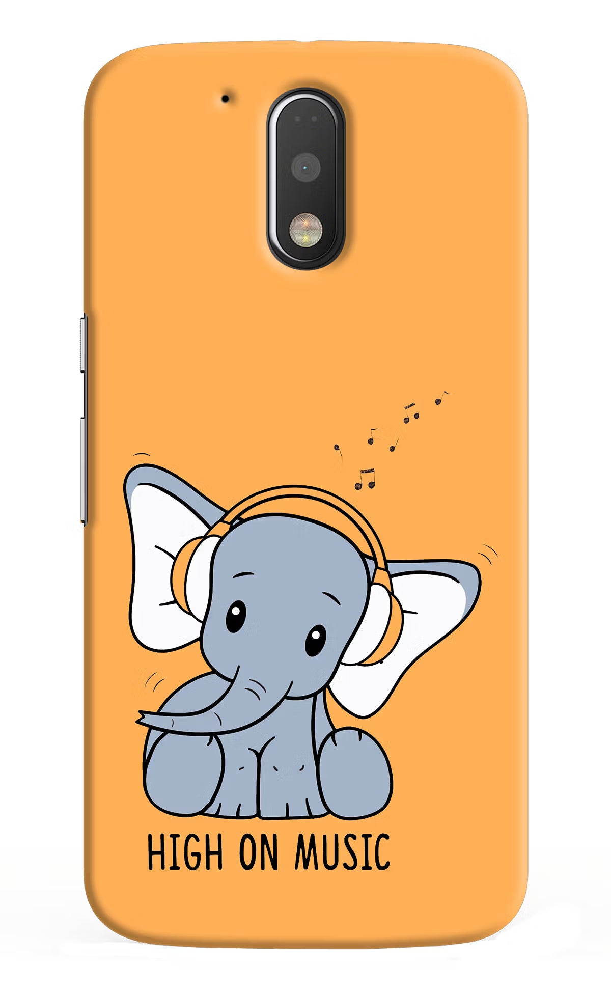 High On Music Moto G4/G4 plus Hard Case Back Cover by Casekaro