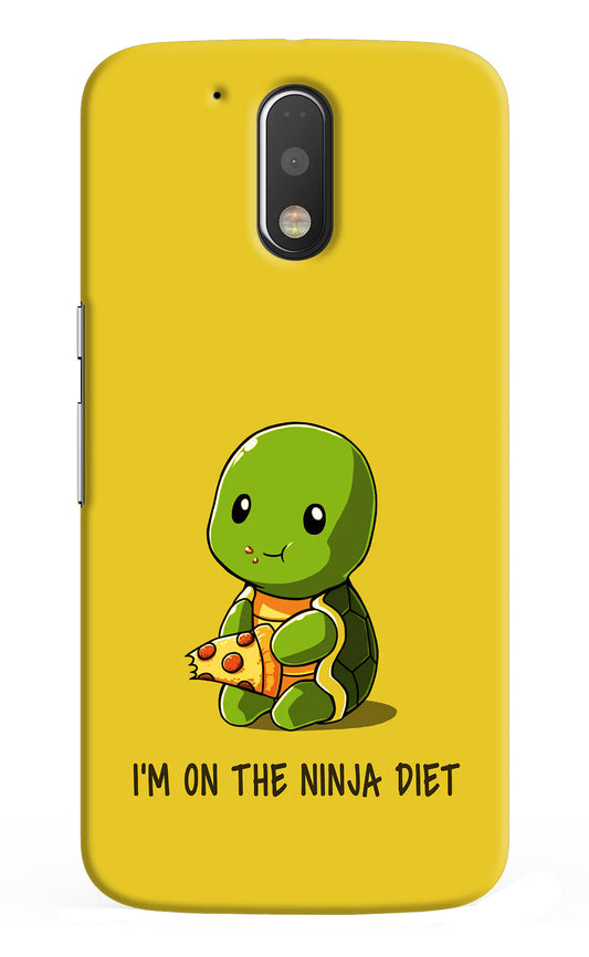 I'm on Ninja Diet Moto G4/G4 plus Hard Case Back Cover by Casekaro