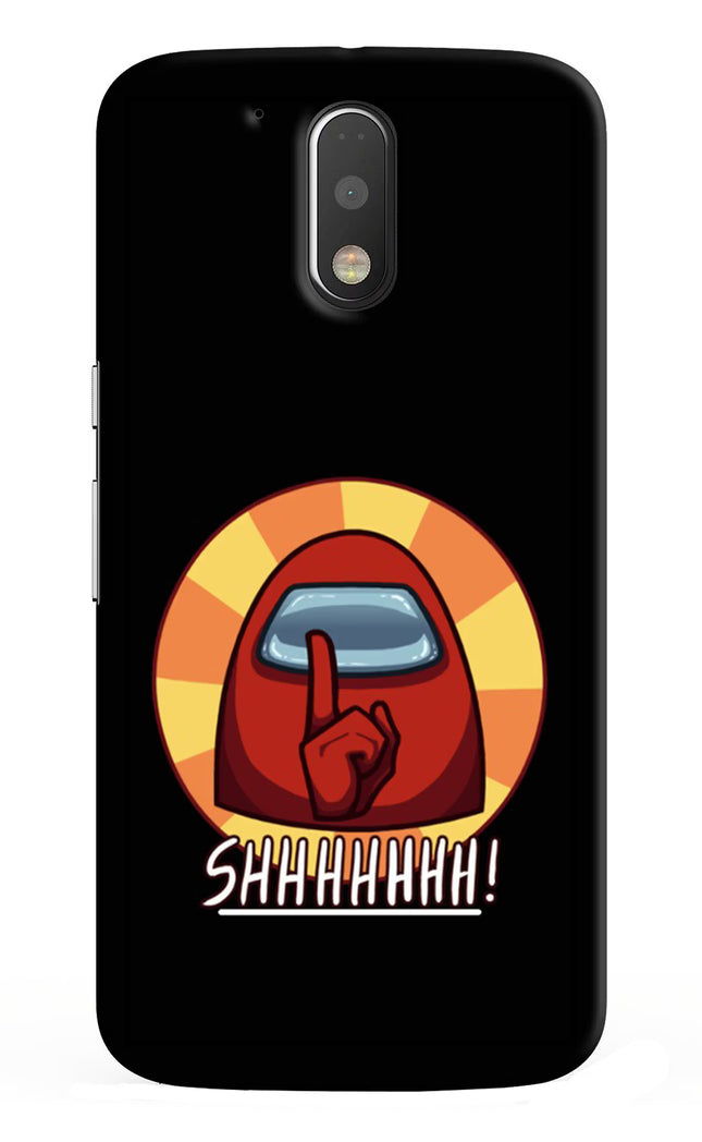 Among Us Shhh! Moto G4/G4 plus Hard Case Back Cover by Casekaro