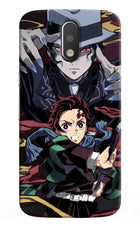 Demon Slayer Moto G4/G4 plus Hard Case Back Cover by Casekaro
