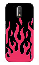 Fire Flames Moto G4/G4 plus Hard Case Back Cover by Casekaro