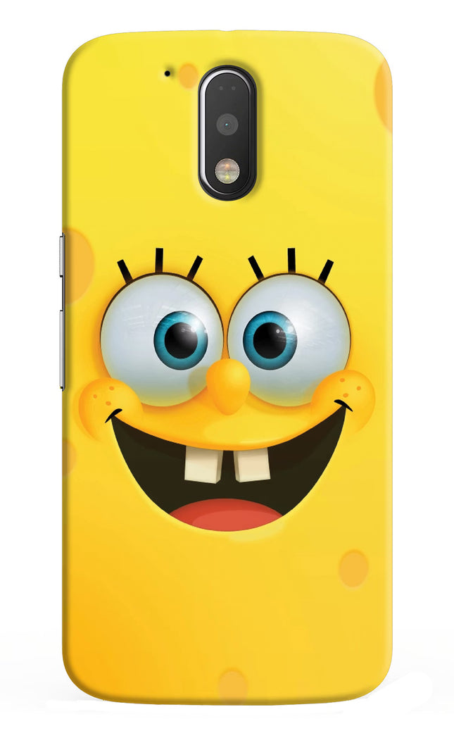 Sponge 1 Moto G4/G4 plus Hard Case Back Cover by Casekaro