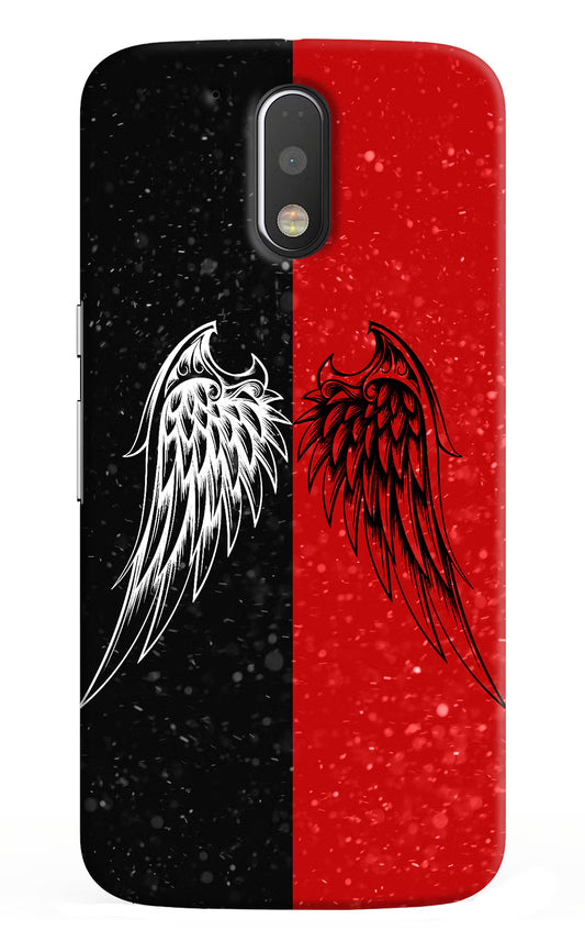 Wings Moto G4/G4 plus Hard Case Back Cover by Casekaro