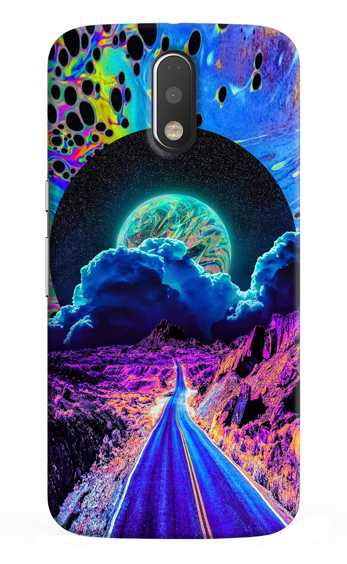Psychedelic Painting Moto G4/G4 plus Hard Case Back Cover by Casekaro