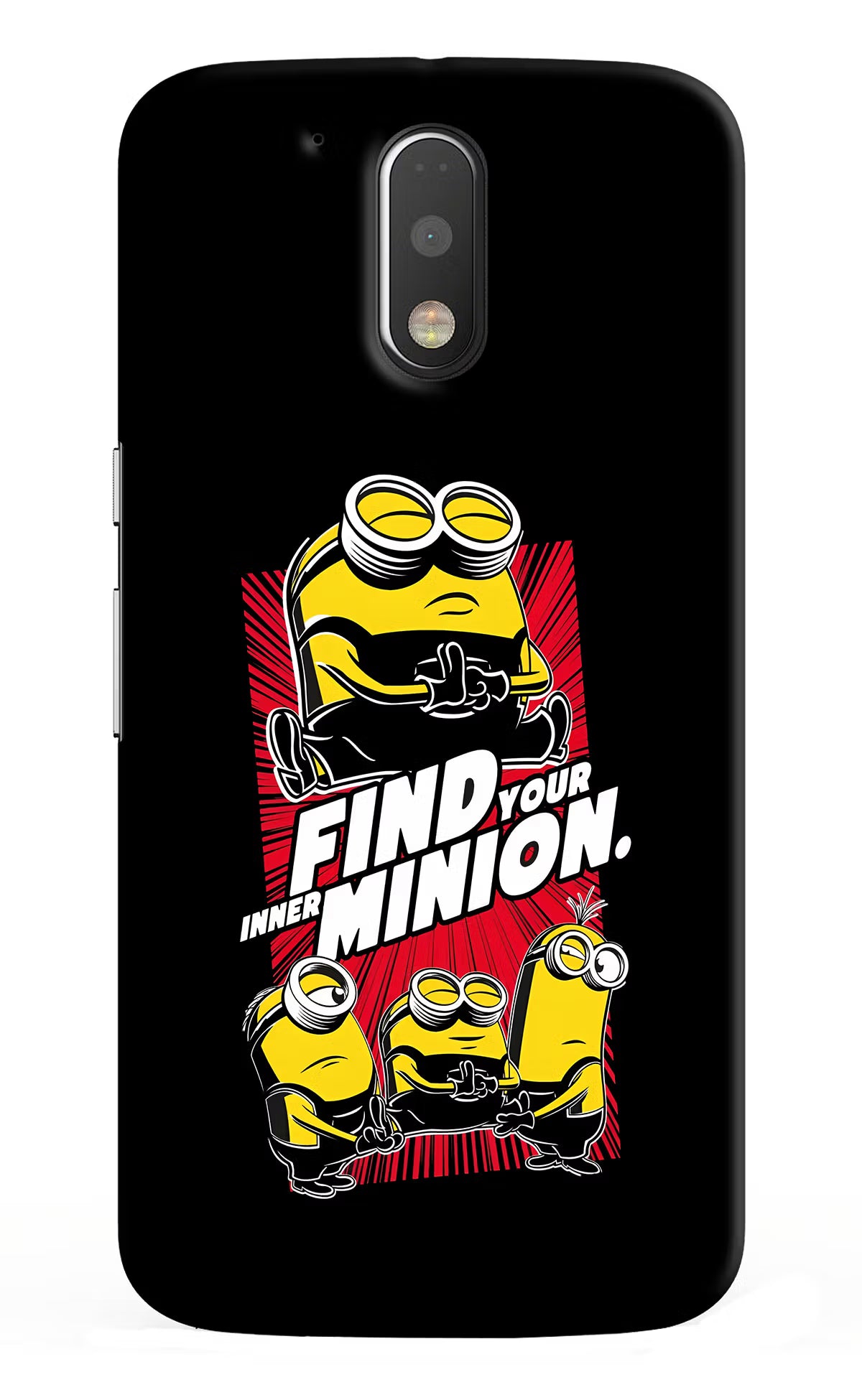 Find your inner Minion Moto G4/G4 plus Hard Case Back Cover by Casekaro