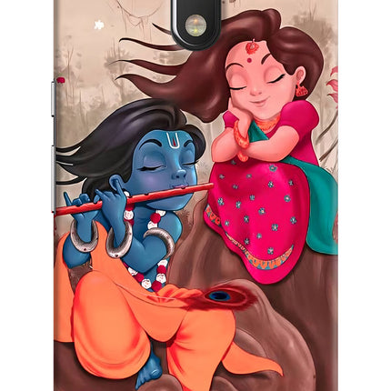 Radhe Krishna Moto G4/G4 plus Hard Case Back Cover by Casekaro