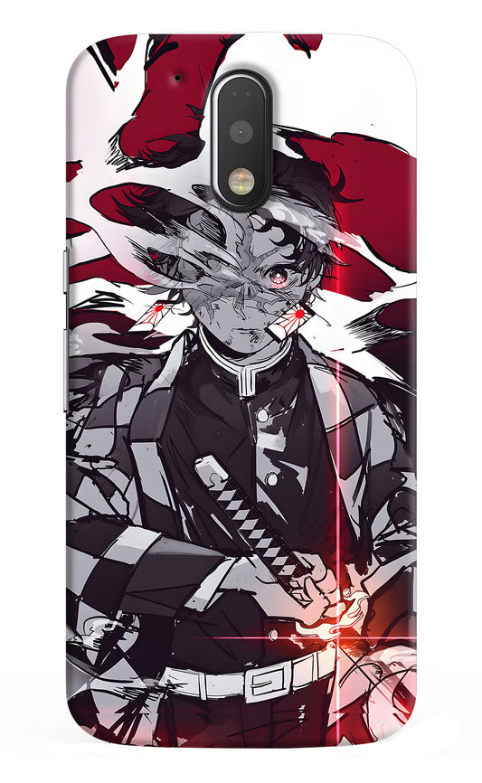 Demon Slayer Moto G4/G4 plus Hard Case Back Cover by Casekaro