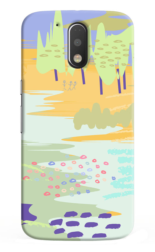 Scenery Moto G4/G4 plus Hard Case Back Cover by Casekaro