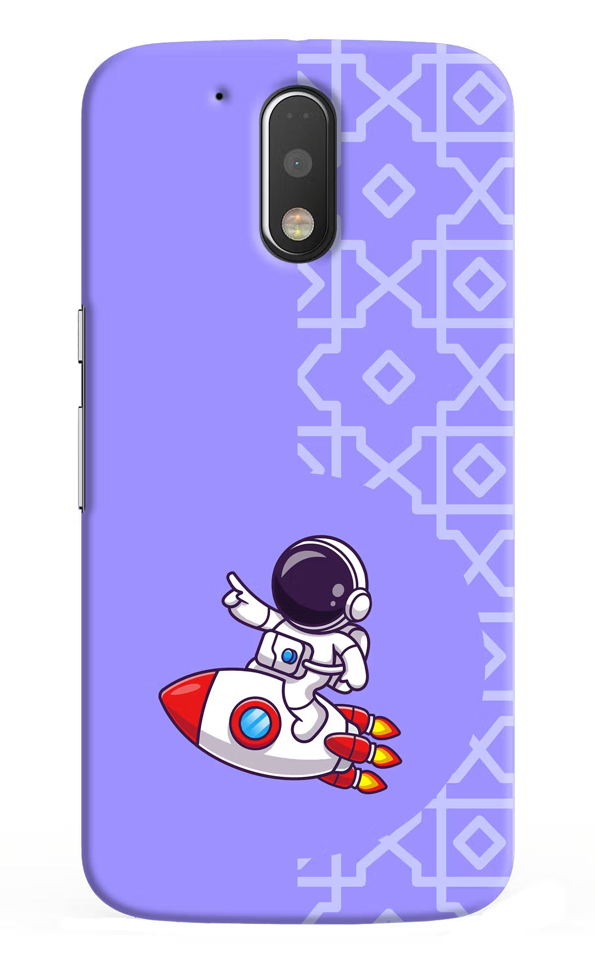 Cute Astronaut Moto G4/G4 plus Hard Case Back Cover by Casekaro