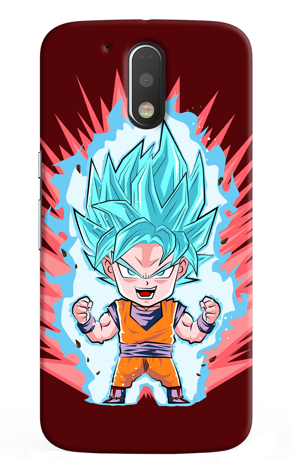 Goku Little Moto G4/G4 plus Hard Case Back Cover by Casekaro