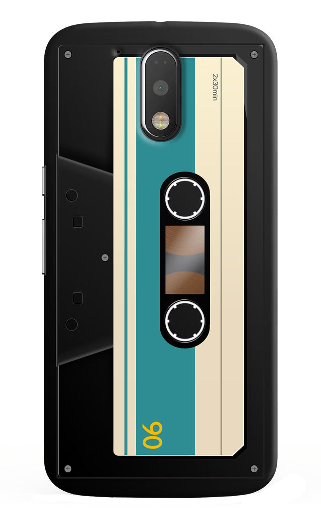 Cassette Moto G4/G4 plus Hard Case Back Cover by Casekaro