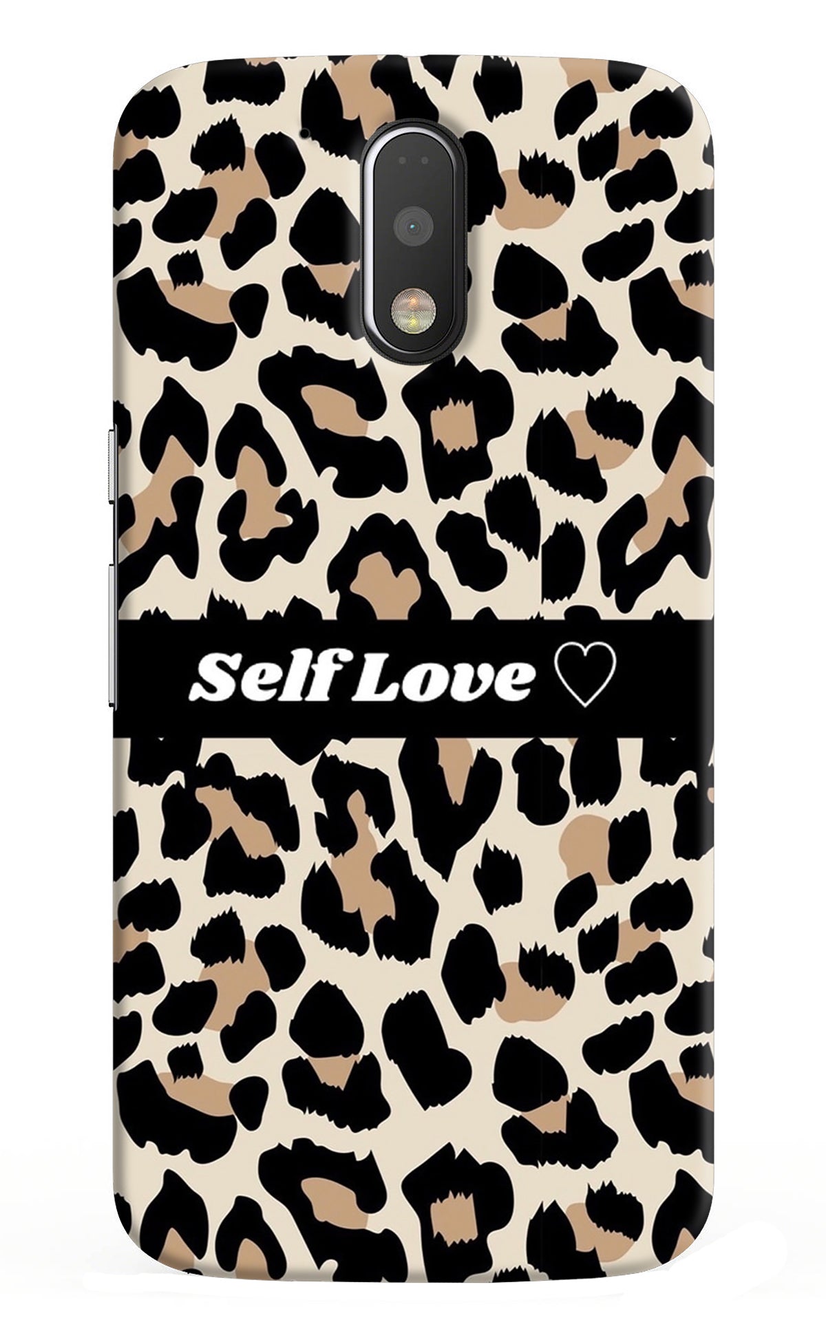 Leopard Print Self Love Moto G4/G4 plus Back Cover