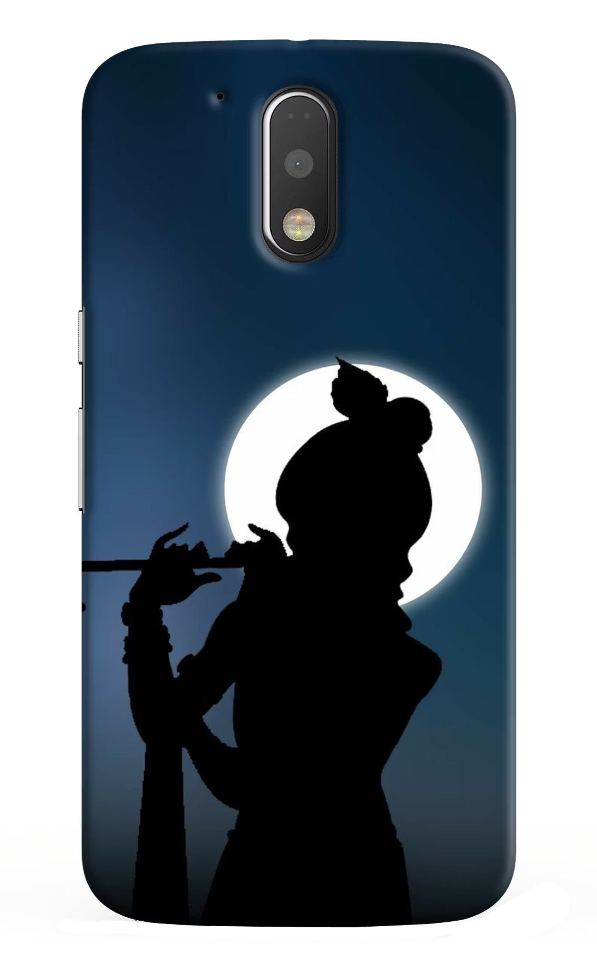 Shri Krishna Silhouette Moto G4/G4 plus Hard Case Back Cover by Casekaro