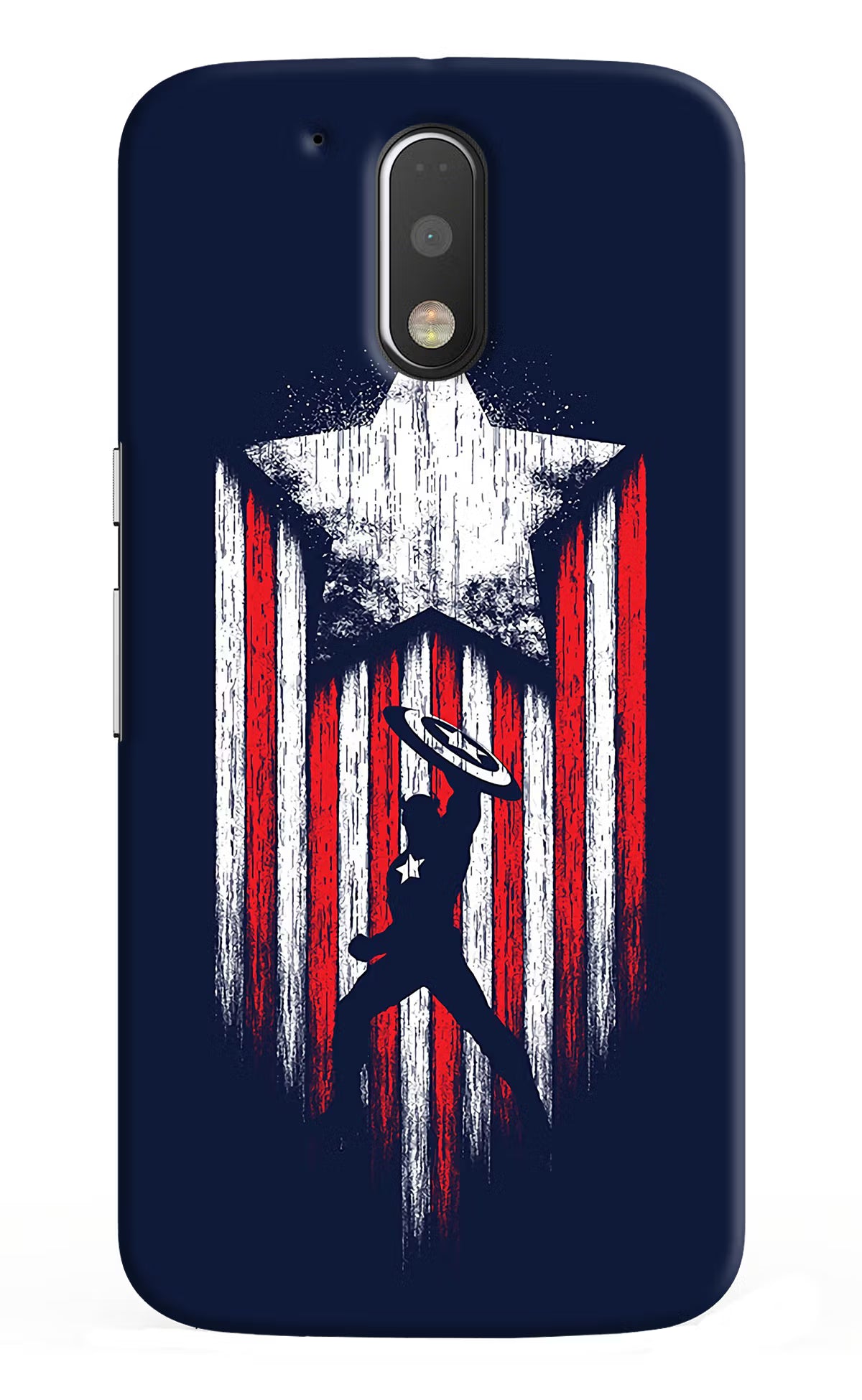 Captain America Marvel Art Moto G4/G4 plus Hard Case Back Cover by Casekaro