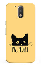 Ew People Catitude Moto G4/G4 plus Hard Case Back Cover by Casekaro