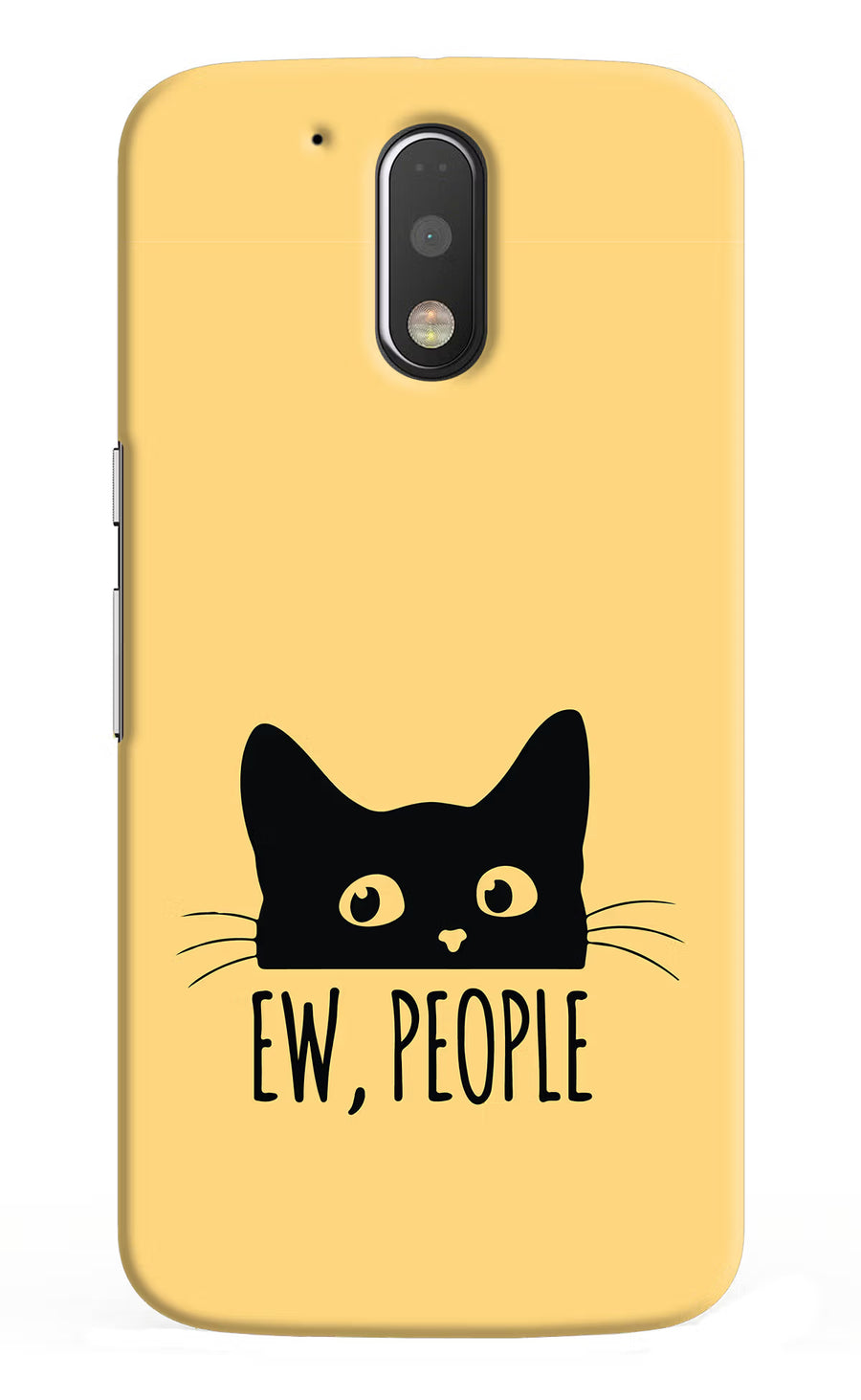 Ew People Catitude Moto G4/G4 plus Back Cover, Hard case