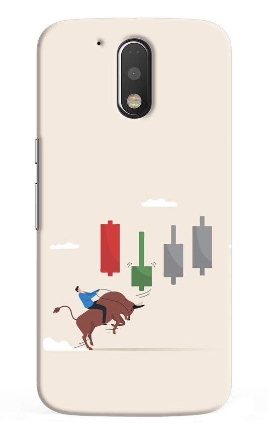 Bull Trading Momentum Moto G4/G4 plus Hard Case Back Cover by Casekaro