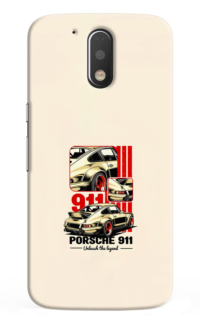 Classic Porsche 911 Moto G4/G4 plus Hard Case Back Cover by Casekaro