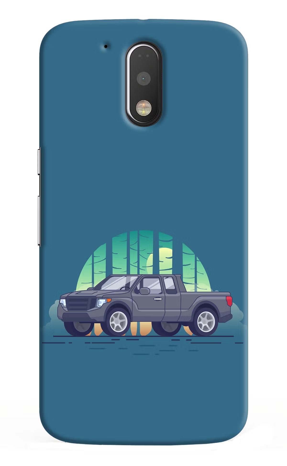 Retro Garage Vibe Moto G4/G4 plus Hard Case Back Cover by Casekaro