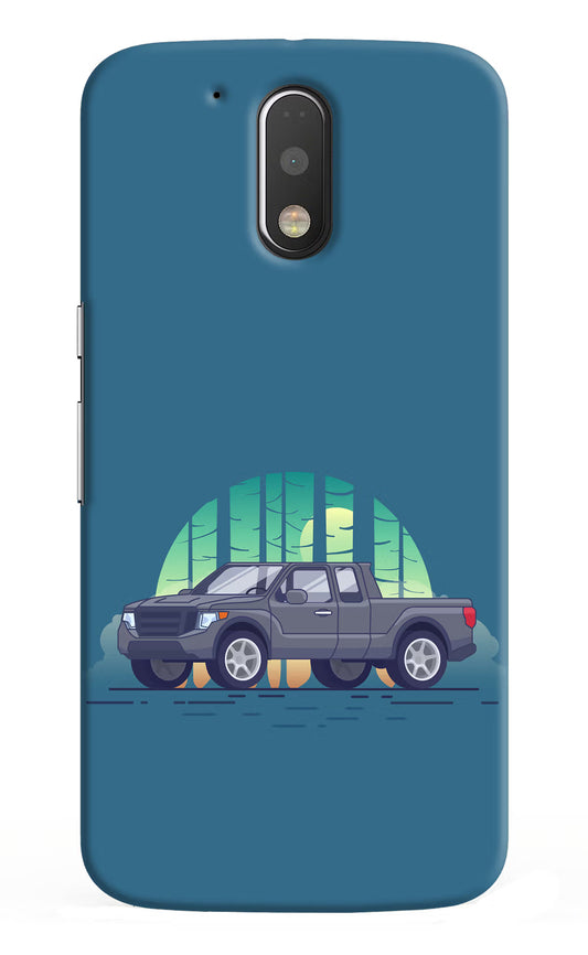 Retro Garage Vibe Moto G4/G4 plus Hard Case Back Cover by Casekaro