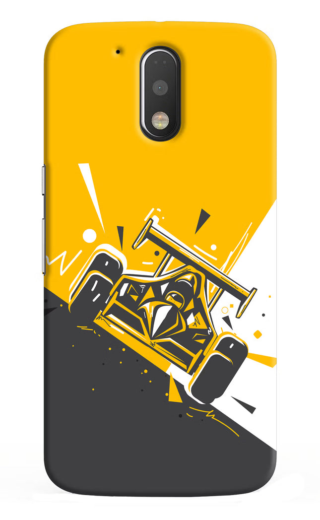 Track King Moto G4/G4 plus Hard Case Back Cover by Casekaro